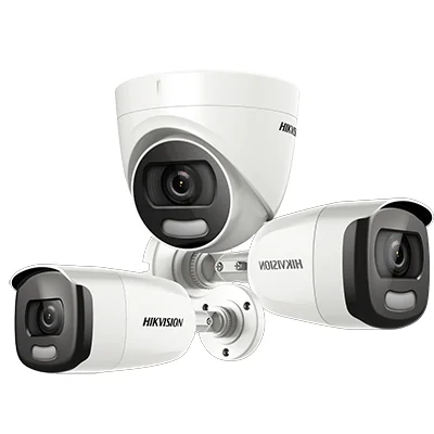 Dome and bullet CCTV cameras