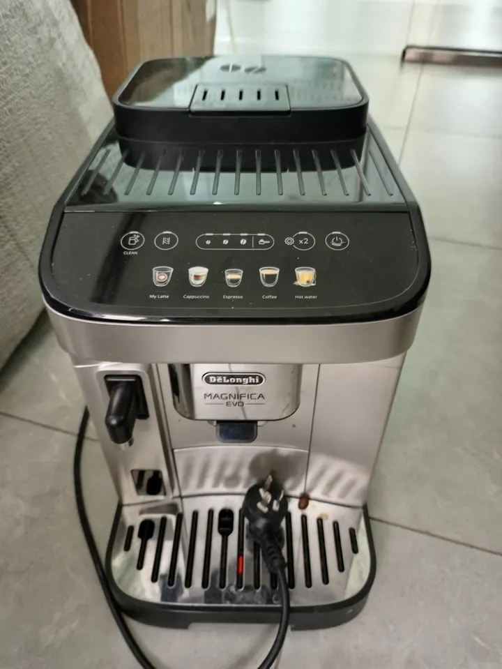 DeLonghi Magnifica Evo bean-to-cup coffee machine in for repair