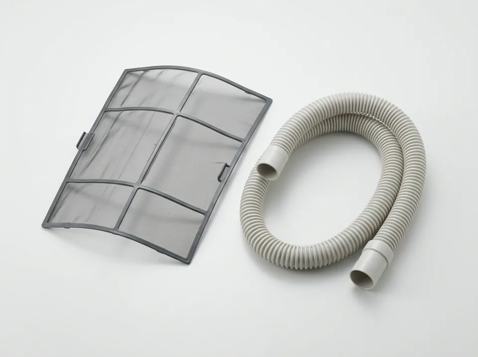 AC filters and drain pipe